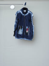 PHOTO PRINT SLING & CHAIN FAN VEST