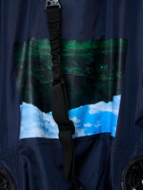 PHOTO PRINT SLING & CHAIN FAN VEST