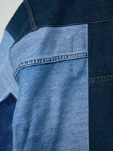 RECYCLED DRY DENIM DOCKED SHIRT