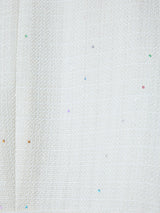 SEQUIN FANCY TWEED SHORT WIDE JACKET