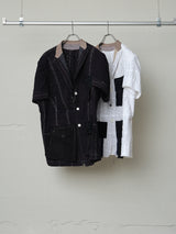 TAILOR BASTING LACE PATCHWORK JACKET