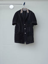 TAILOR BASTING LACE PATCHWORK JACKET