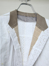 TAILOR BASTING LACE PATCHWORK JACKET