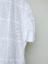 TAILOR BASTING LACE PATCHWORK JACKET