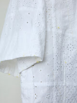 TAILOR BASTING LACE PATCHWORK JACKET