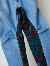 FRONT DENIM RECONSTRUCTED SUZANI PANTS