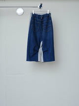 VINTAGE DENIM RHINESTONE 2WAY SHORTS