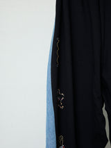 VINTAGE REMADE DENIM RHINESTONE 2WAY PANTS