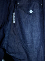 REFLECTIVE 3D GRADIENT DENIM PANTS