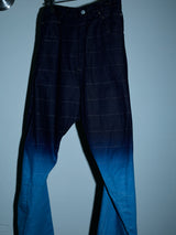 REFLECTIVE 3D GRADIENT DENIM PANTS