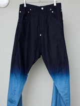 REFLECTIVE 3D GRADIENT DENIM PANTS