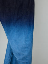 REFLECTIVE 3D GRADIENT DENIM PANTS