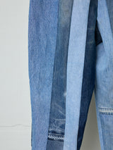 TOO MUCH DENIM IN ONE PANTS