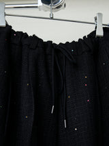 SEQUIN SUMMER TWEED SHORT BIG SLACKS
