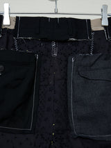 EMBROIDERED LACE BASTING SLACKS