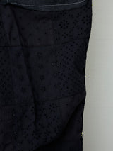EMBROIDERED LACE BASTING SLACKS