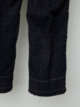 EMBROIDERED LACE BASTING SLACKS