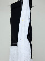 EMBROIDERED LACE BASTING SLACKS