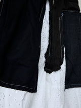 EMBROIDERED LACE BASTING SLACKS