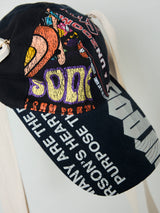 RECONSTRUCTED TEE LONG BRIM CAP