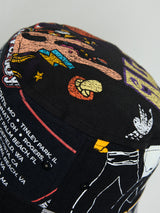 RECONSTRUCTED TEE NECKLACE BUCKET HAT