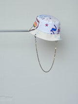 RECONSTRUCTED TEE NECKLACE BUCKET HAT