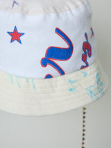 RECONSTRUCTED TEE NECKLACE BUCKET HAT