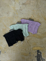 FLORAL OPEN-WORK KNIT CAP