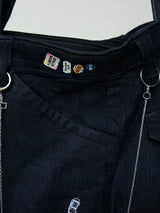 SHIBUYA GYARU DENIM IDM SLING TOTE