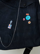 SHIBUYA GYARU DENIM IDM SLING TOTE