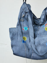 SHIBUYA GYARU DENIM IDM SLING TOTE