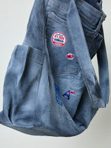 SHIBUYA GYARU DENIM IDM SLING TOTE
