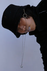 SPIDER SHIBORI CHAIN TRACK JACKET