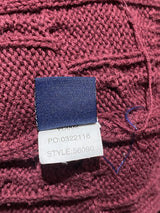 CHAPS RALPH LAUREN / VINTAGE CABLE KNIT CREWNECK SWEATER / EMBROIDERED CREST LOGO