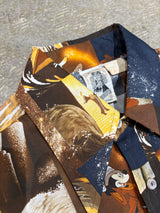 【KENNINGTON】VINTAGE 70s "FANTASIA" MICKEY MOUSE ALL-OVER PRINT SHIRT