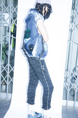 PHOTO PRINT SLING & CHAIN FAN VEST