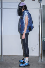 PHOTO PRINT SLING & CHAIN FAN VEST