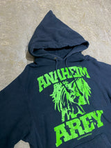 BALANCEWEARDESIGN (bal) / ACTIVE URBAN WEAR SUPPORT SYSTEM / VINTAGE 00s "ANAHEIM ARMY" PRINTED PULLOVER HOODIE