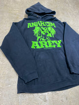 BALANCEWEARDESIGN (bal) / ACTIVE URBAN WEAR SUPPORT SYSTEM / VINTAGE 00s "ANAHEIM ARMY" PRINTED PULLOVER HOODIE