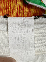 MAINSPORTS / VINTAGE "WISCONSIN BADGERS" UNIVERSITY SWEATSHIRT - WHITE