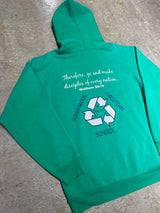 SUNNYBROOK CHRISTIAN SCHOOL / PORT AND COMPANY / “RECYCLING LIVE 4 CHRIST" VINTAGE GRAPHIC HOODIE (2010-2011)