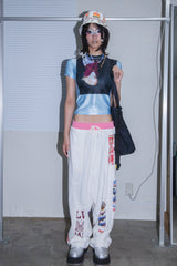 RECONSTRUCTED TEE NECKLACE BUCKET HAT