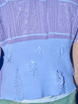 FLORAL REFLECTIVE ZIP CARDIGAN