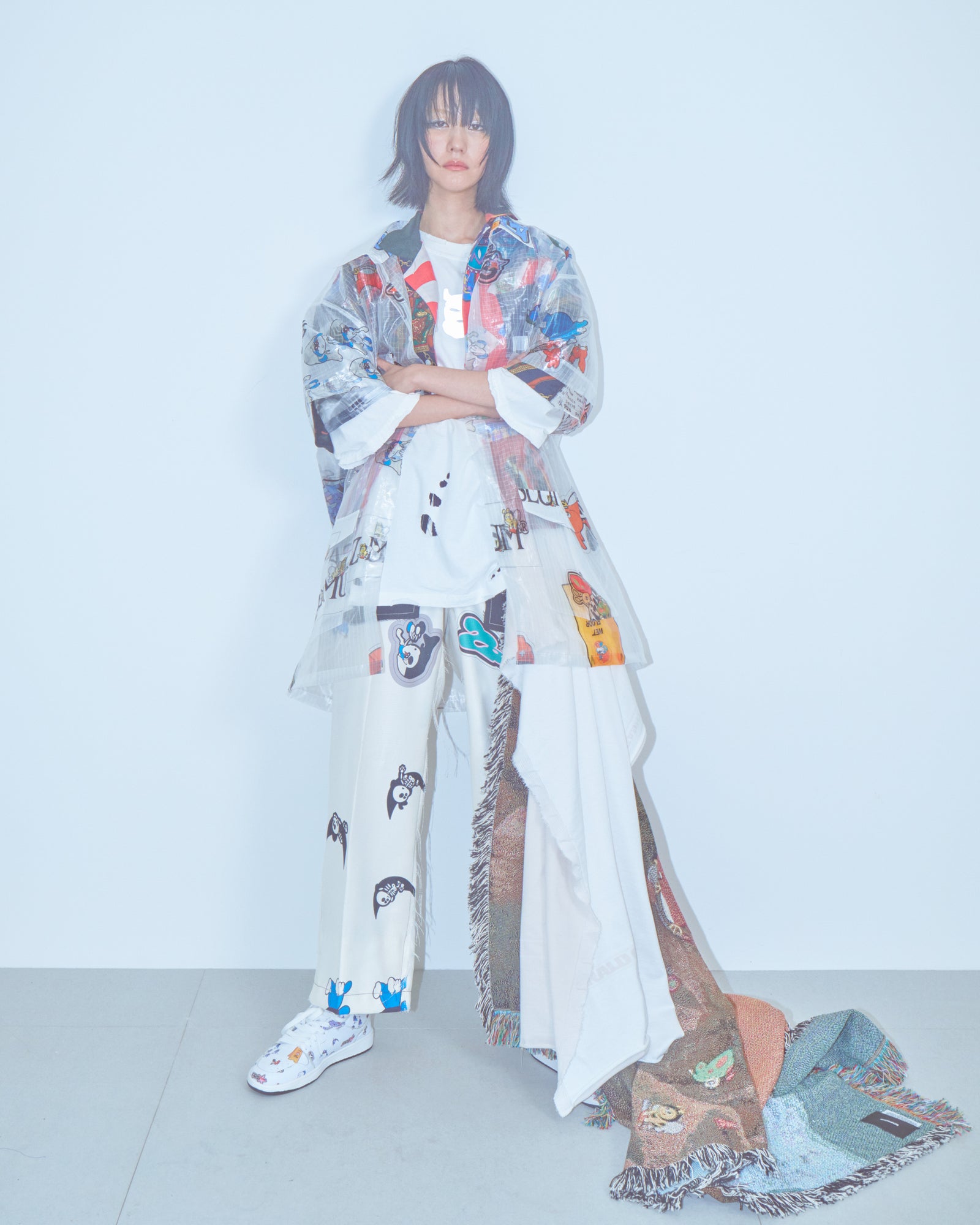 VINTAGE SCARF REMODELED INTO A SHIRT – BODYSONG. ONLINE STORE