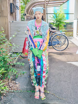FLORAL OPEN-WORK KNIT CAP
