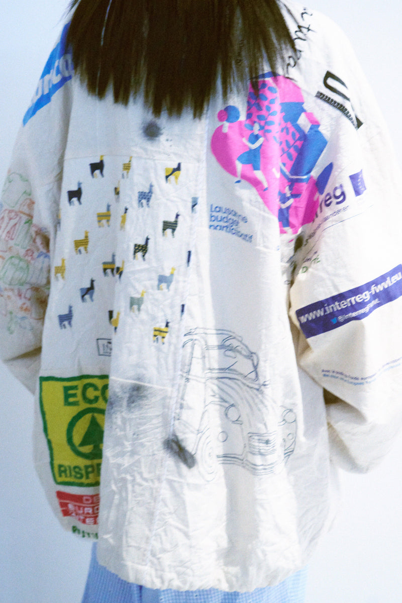 RECONSTRUCTED TOTE BAG JK