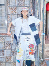 TAILOR BASTING LACE PATCHWORK JACKET