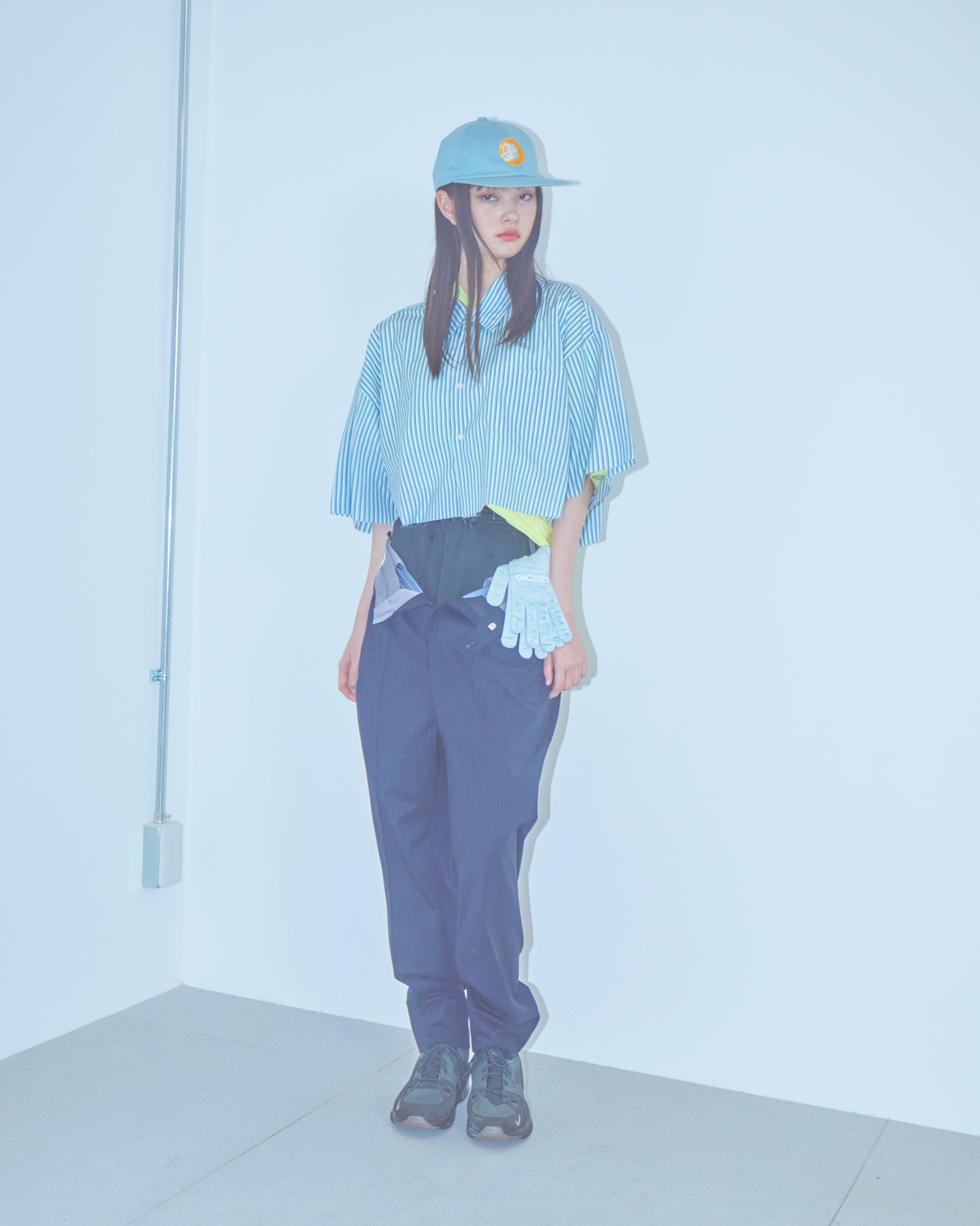 パンツ BODYSONG. LUXURY FABRIC LAYERED SAROUEL ITALIAN-MADE LUXURY FABRIC LAYERED SAROUEL TROUSERS