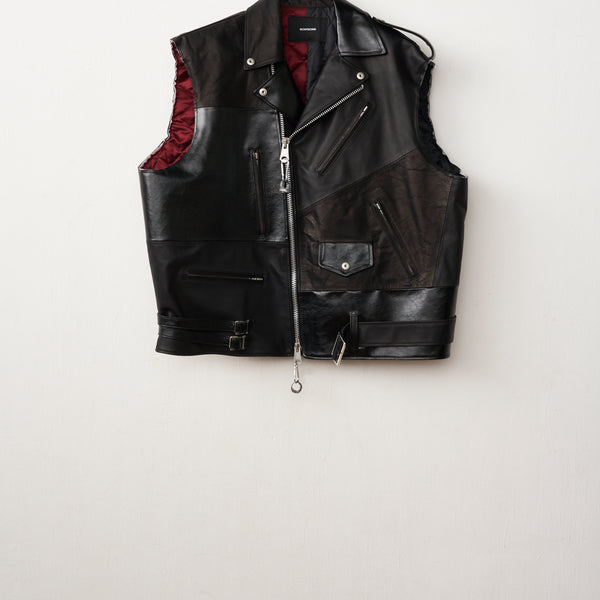 BODYSONG. ボディソング オーバーサイズ レザー ベスト BS21103-1_600x600_crop_center.
