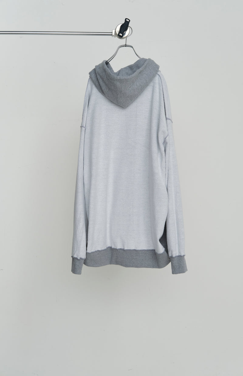 HOODIE/BUBBLEGUM                GRAY